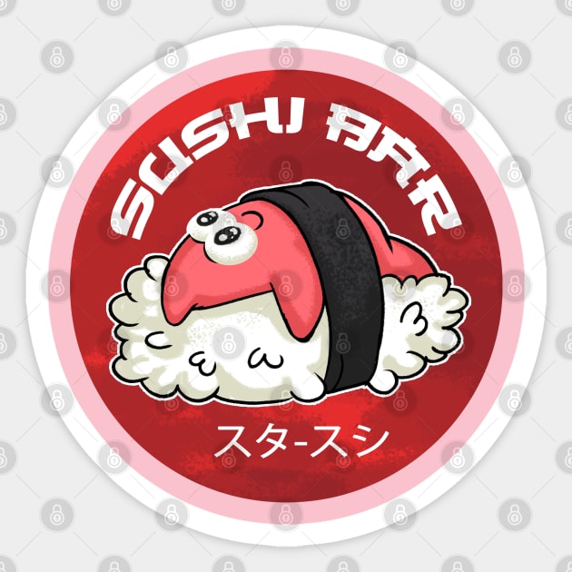 Star Sushi Sticker by peekxel